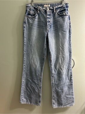 Anthropologie unpublished light wash straight leg jeans high rise